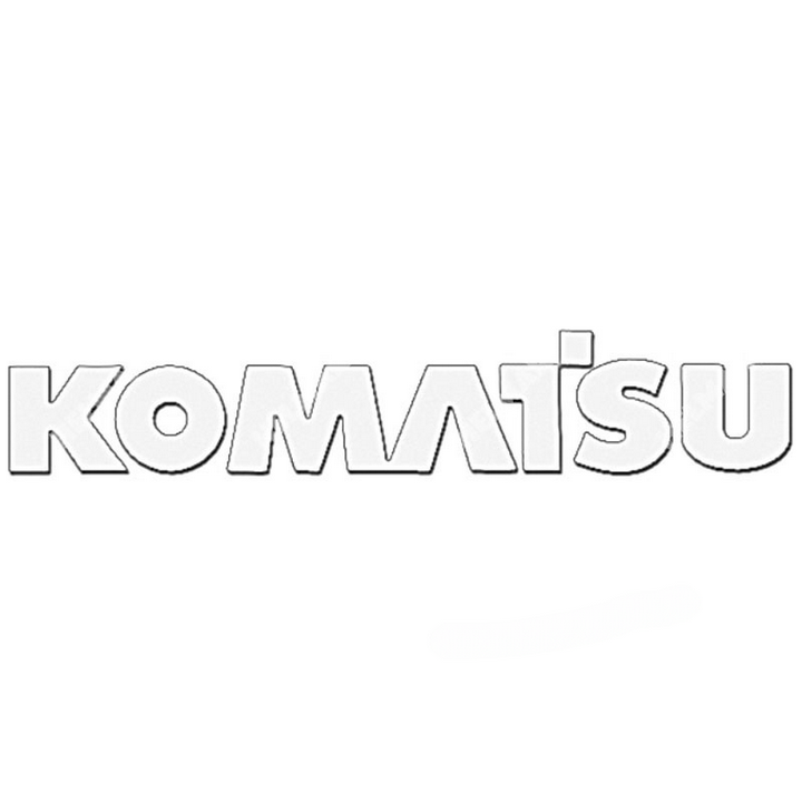 H-KOMATSU : UNIVERSAL STICKER (KOMATSU) - motofork